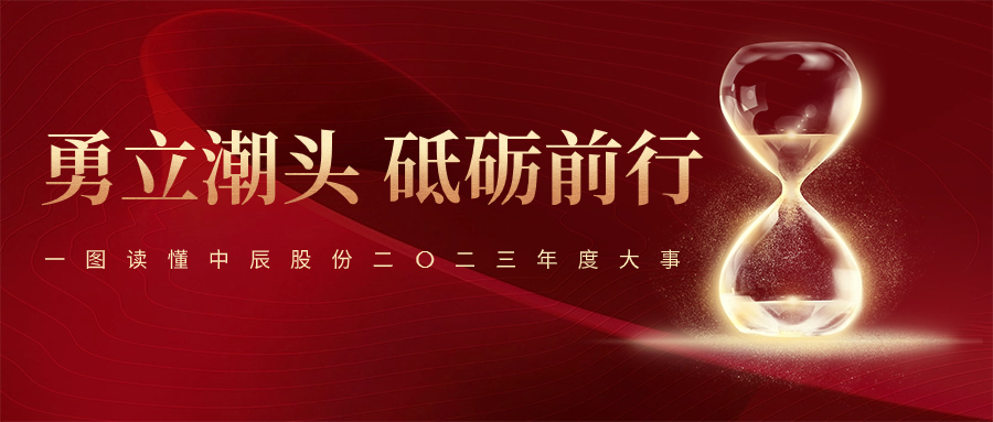 【勇立潮頭 砥礪前行】一圖讀懂中辰股份二〇二三年度大事